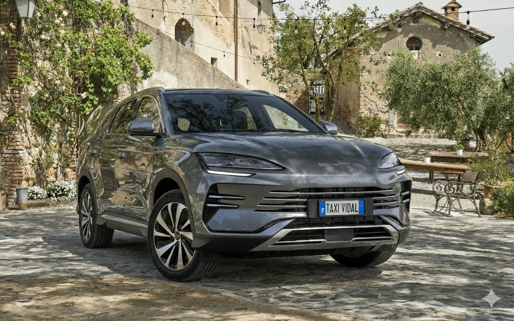 BYD SEAL U DM-i - Vue extérieure du véhicule de prestige Taxi Vidal